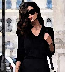 mujer de negro-1-acuarela-2